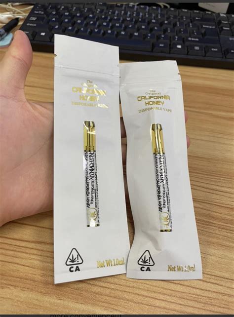 california honey disposable real vs fake